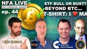 NFA LIVE: BITCOIN ETF FIRST DAY! ALTS PUMP. NEW STRATEGY?