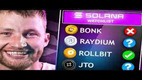My Altcoin Charts Revealed The TOP SOLANA Picks! (PUMP INCOMING)