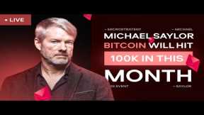 Michael Saylor LIVE: Bitcoin ETF and Halving Will Send BTC to $100,000 This Month!