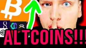 ALTCOINS ARE MINTING MILLIONAIRES RIGHT NOW!!!!! (watch fast)