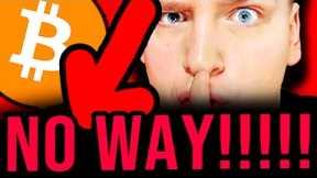 BITCOIN AND ALTCOINS KEEP DUMPING SO FAST!!!! (time to get worried?)