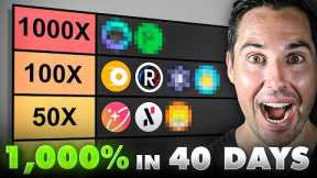 I’m Buying These Top 10 Altcoins For 1000% Returns! (TIME IS RUNNING OUT)