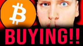I AM BUYING BITCOIN AND ALTCOINS RIGHT NOW!!!!