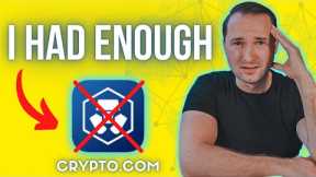 Crypto.com Rug Pull? | Why I'm Leaving Crypto.com After 1 Year😞