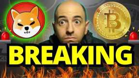 BREAKING CRYPTO NEWS! IS THE US GOVERNMENT ABOUT TO CRASH CRYPTO? WHAT DOES IT MEAN FOR SHIBA INU?