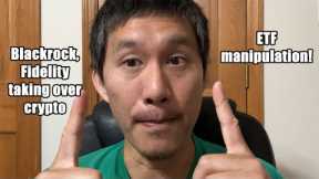 Bitcoin ETF Manipulation causes price dump? Is this the future of Crypto?