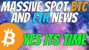 This Spot Bitcoin ETF News Is HUGE - Also Altseason!