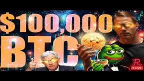 BITCOIN LIVE : BTC OVER $100,000!! BREAKOUT