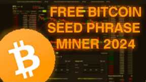 FREE SEED CHECKER FOR BTC MINING | BITCOIN MINING 2024