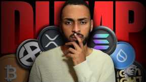 Crypto Is DUMPING, Let's Watch Together & Buy Some Cryptos.