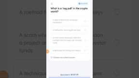 What is a 'rug pull' in the crypto world? #quiz #marinaprotocol #crypto