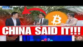 BREAKING: CHINA JUST SENT A MASSIVE BITCOIN WARNING To The World!