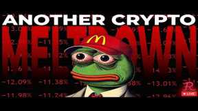 BITCOIN LIVE : BTC CRYPTO MELTDOWN, ALTCOINS BREAKING SUPPORTS