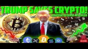 BITCOIN LIVE : TRUMP SAVED BTC AND CRYPTO!!!!!!