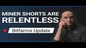Latest Data On Bitcoin Miners Short Interest? Bitfarms Update! Followed by Q&A!
