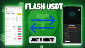 Generate flash USDT using this app || 104500$ flash USDT created ,