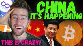 HUGE CHINA BITCOIN NEWS!!