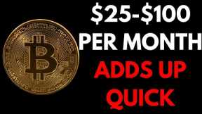 You NEED to stack as much Bitcoin as you can each month