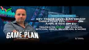 Major Trades Setups As Stocks Drop On New Trump Tariff Threats, Here Are The Levels