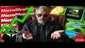 BITCOIN LIVE : BTC HIGHEST PRICE SINCE FEBRUARY! MSTR 2025 HIGHS!! MSFT BOOMING