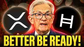 Did Jerome Powell Just Break XRP HBAR & Crypto!?