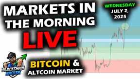 MARKETS in the MORNING, 7/2/2025, BTC $107,200, XRP $2.17, Gold $3,348