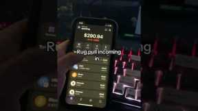 This Guy made $14k by Rugpulling Memecoins  #crypto #cryptocurrency #cryptoregs #rugpull