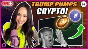 Trump PUMPS Crypto - $15,000 Ethereum & $1 Million Bitcoin Prediction!