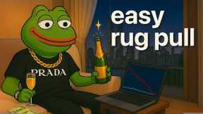 How to RUGPULL 33K+ a DAY Using Meme Coins (Educational Purposes)
