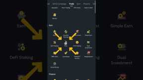 Step-by-Step Guide: Accessing Cloud Mining Feature on Binance | Binance Tutorials #shortsvideo