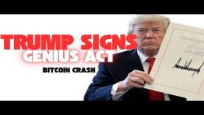 LIVE: President Trump Signing Ceremony Genius Act (Crypto Pumps)