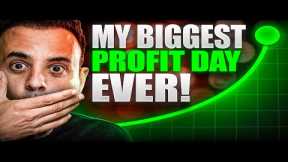 My BIGGEST Crypto Profit Day Ever Today! [With No Pump!]