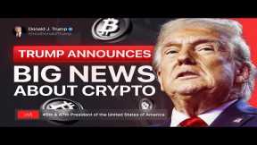 LIVE: Trump Announces Major Crypto News — Speech That Will Transform the Crypto Industry
