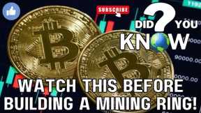 Watch This Before Building a Mining Ring! #crypto #cryptomining #bitcoinmining #bitcoin #bitcoinnews