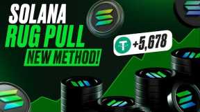 Create Rug Pull on Solana Blockchain! Step by step guide on memecoin