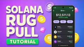 How To Launch a Meme Coin on Solana? Simple Trading Tips (Rug Pull)