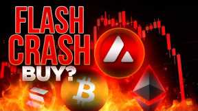 Weekend Flash Crash📉Crypto Market Update