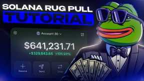 From 1 SOL to 60 SOL in 24h  Solana Meme Token Pump, Hype & Rugpull Analysis