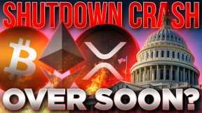 Shutdown Crypto Crash!!🚨Over This Week?🔥
