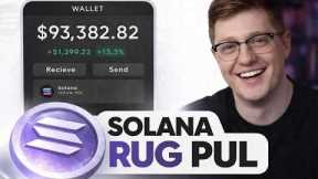 Solana Rug Pull Best Method 2026 | How To Launch Meme Coin On Solana
