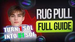 How to Launch Solana Meme Coin with Rug Pull (NEW METHOD)