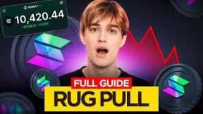 How i Made 63 SOL Launch a Meme Coin and Rug Pull