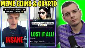Let's Watch 30 Minutes of People Losing MILLIONS On Meme Coins & Cryptocurrency