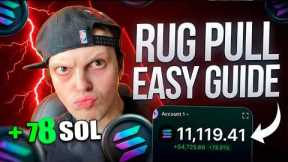 How to Launch a Meme Coin With Rug Pull On Solana | Live Trading (2026 Method)